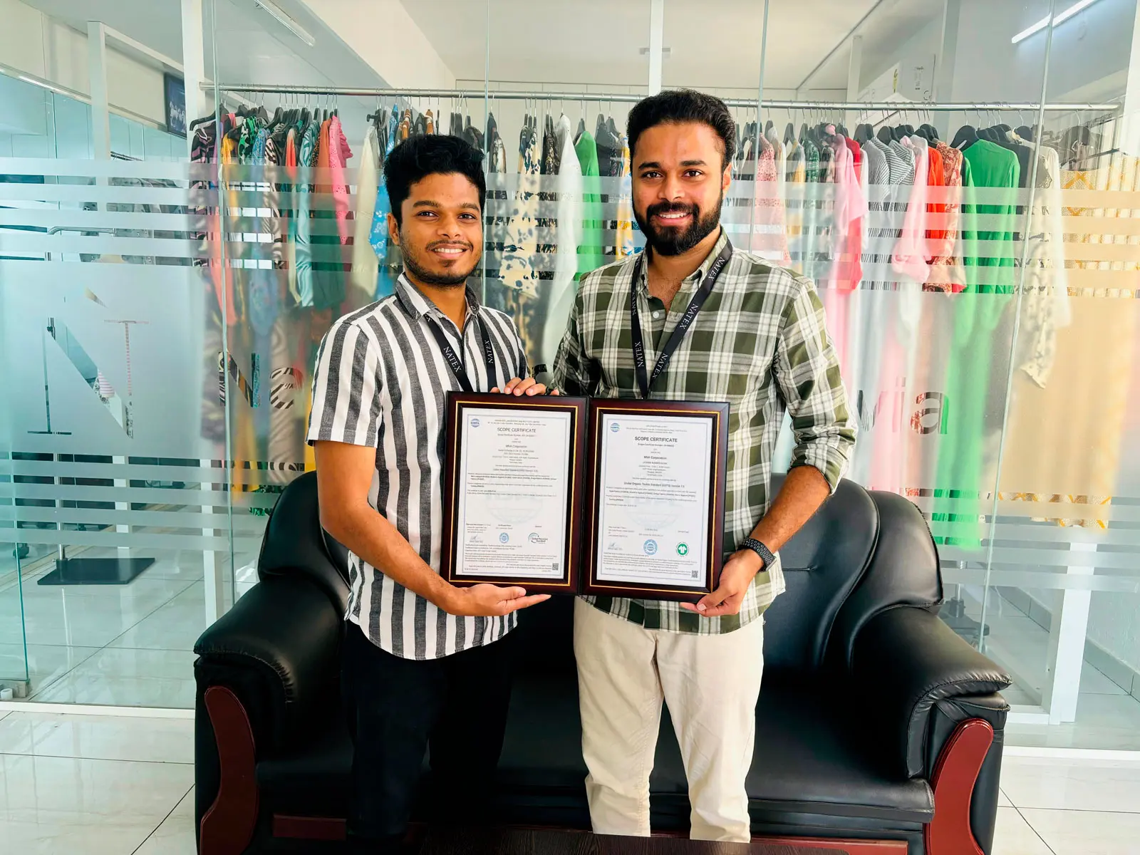 Natex team in India