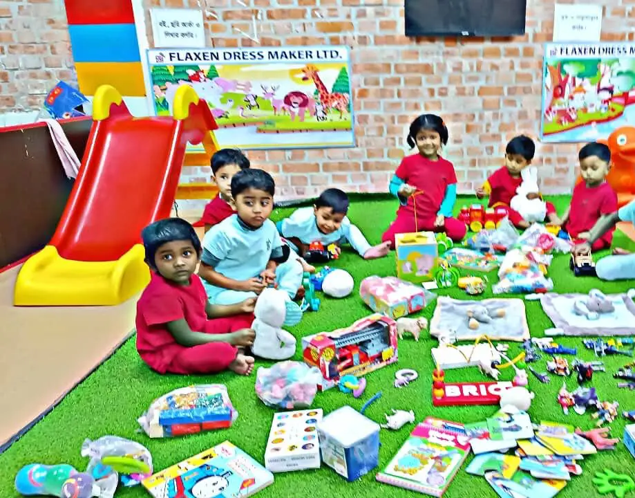 Toys for childcare room
